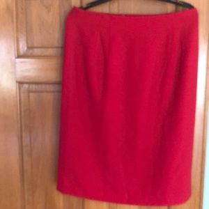 Vintage red skirt